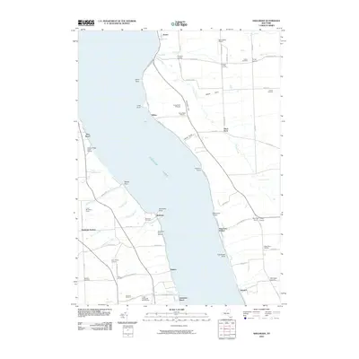 2010 Map of Sheldrake, 2010 Print