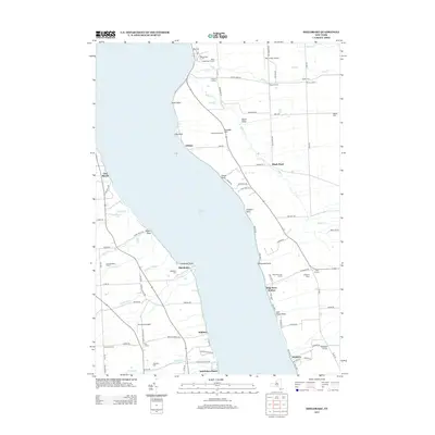 2013 Map of Sheldrake, 2013 Print