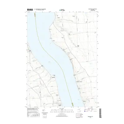 2016 Map of Sheldrake, 2016 Print