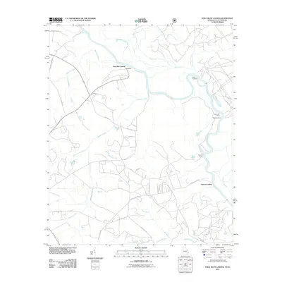 2011 Map of Shell Bluff Landing, 2011 Print