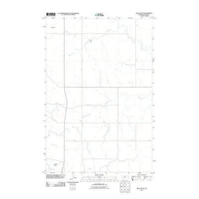 2011 Map of Shell Butte, 2011 Print