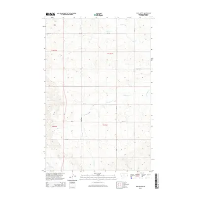 2014 Map of Shell Butte, 2014 Print