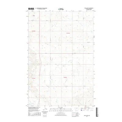 2017 Map of Shell Butte, 2017 Print