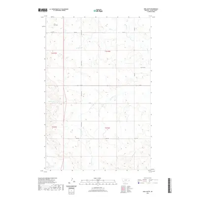2020 Map of Shell Butte, 2020 Print
