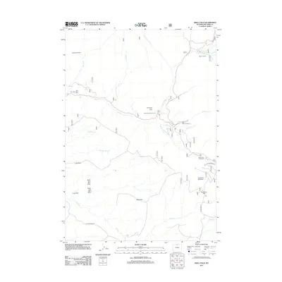 2012 Map of Shell Falls, 2012 Print