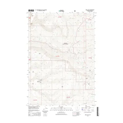 2015 Map of Shell Falls, 2015 Print