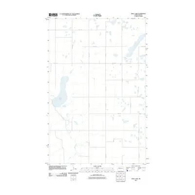 2011 Map of Shell Lake, 2011 Print