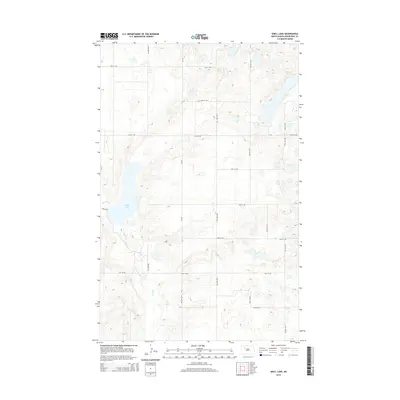 2014 Map of Shell Lake, 2014 Print