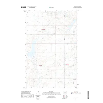 2017 Map of Shell Lake, 2017 Print