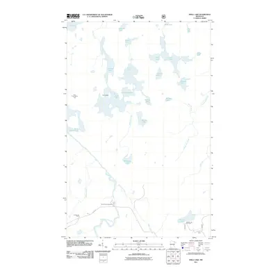 2011 Map of Shell Lake, 2011 Print