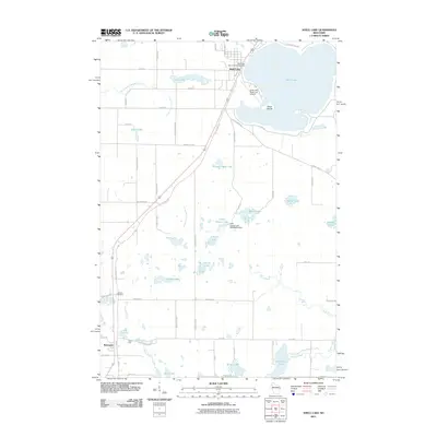 2011 Map of Shell Lake, 2011 Print