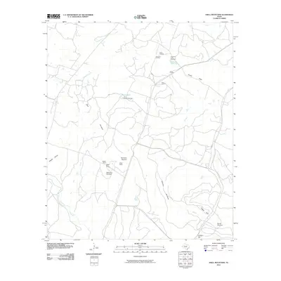 2010 Map of Shell Mountains, 2010 Print