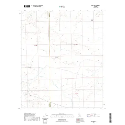 2018 Map of Shell Reef, 2018 Print