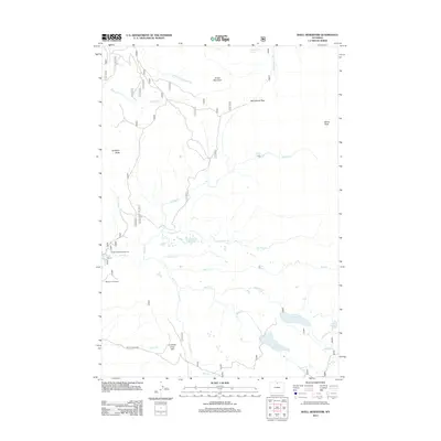 2012 Map of Shell Reservoir, 2012 Print