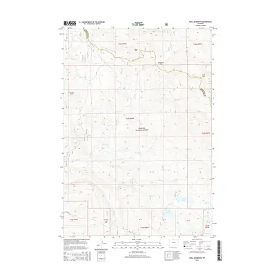 2015 Map of Shell Reservoir, 2015 Print