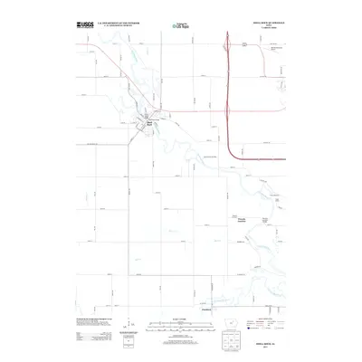2013 Map of Shell Rock, 2013 Print