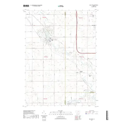 2018 Map of Shell Rock, 2018 Print