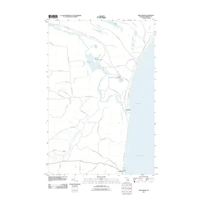 2011 Map of Shelldrake, 2011 Print