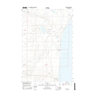 2014 Map of Shelldrake, 2014 Print
