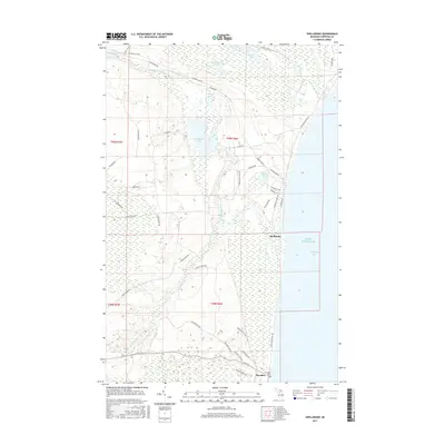 2017 Map of Shelldrake, 2017 Print