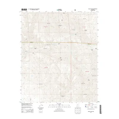 2013 Map of Shelley Peak, 2013 Print