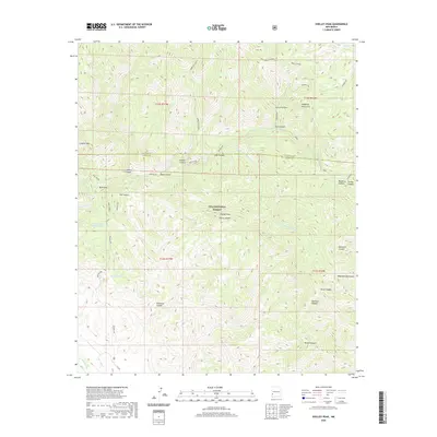 2020 Map of Shelley Peak, 2020 Print