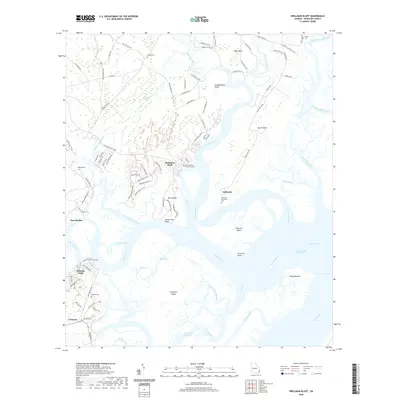 2020 Map of Shellman Bluff, 2020 Print