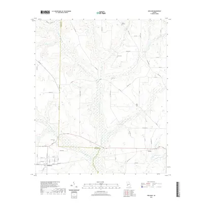 2020 Map of Shellman, 2020 Print