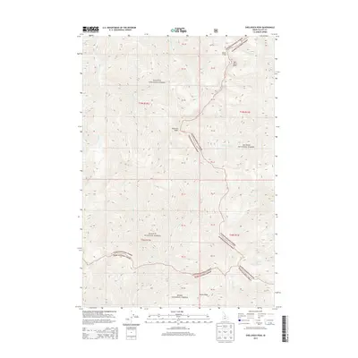 2013 Map of Shellrock Peak, 2013 Print