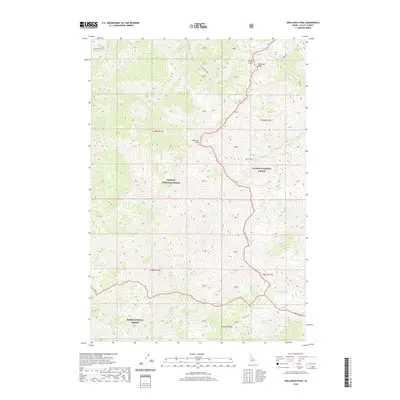 2020 Map of Shellrock Peak, 2020 Print