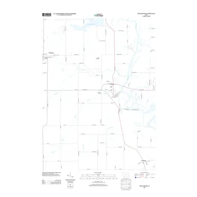 2013 Map of Shellsburg, 2013 Print