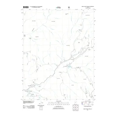2011 Map of Shelly Baldy Peak, 2011 Print
