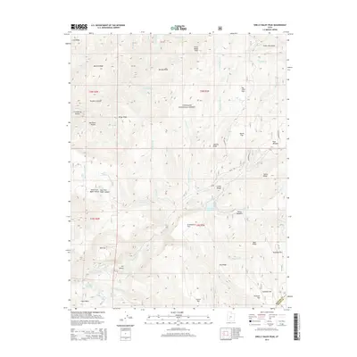 2014 Map of Shelly Baldy Peak, 2014 Print