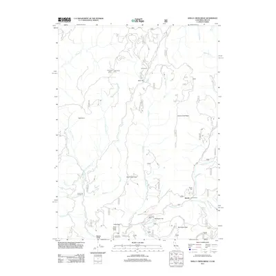 2012 Map of Shelly Creek Ridge, 2012 Print