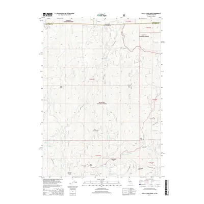 2015 Map of Shelly Creek Ridge, 2015 Print