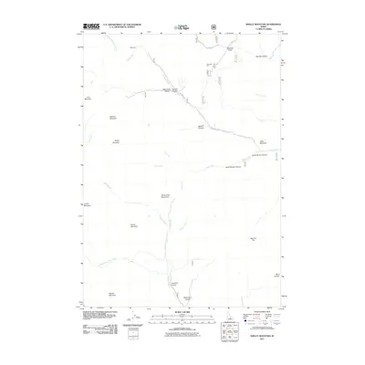 2011 Map of Shelly Mountain, 2011 Print