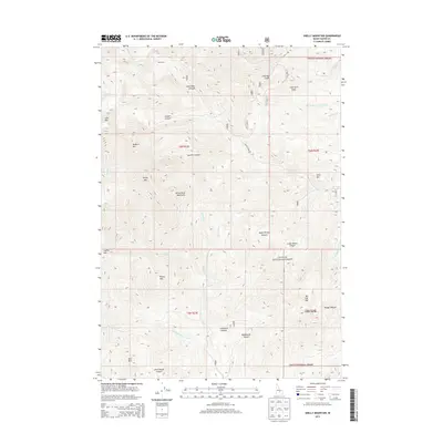 2013 Map of Shelly Mountain, 2013 Print
