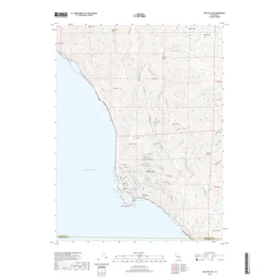 2018 Map of Shelter Cove, 2018 Print