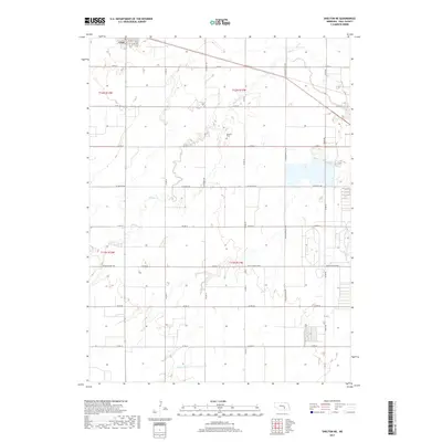 2017 Map of Shelton NE, 2017 Print