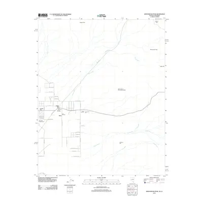 2012 Map of Shenandoah Peak, 2012 Print