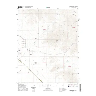 2014 Map of Shenandoah Peak, 2014 Print