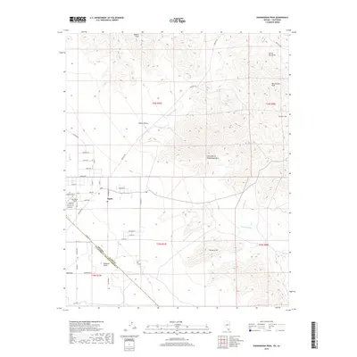 2018 Map of Shenandoah Peak, 2018 Print