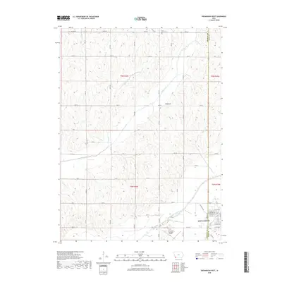 2018 Map of Shenandoah West, 2018 Print