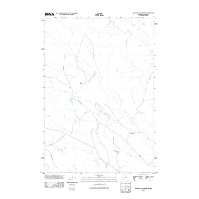 2012 Map of Shepard Reservoir, 2012 Print