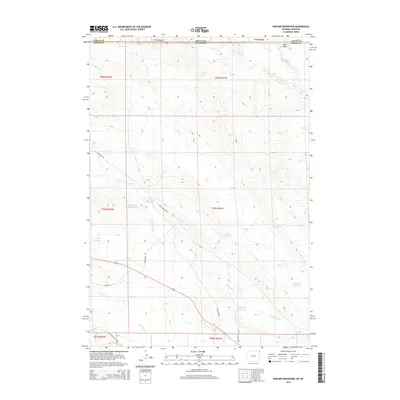 2015 Map of Shepard Reservoir, 2015 Print