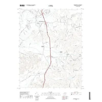 2019 Map of Shepherdsville, 2019 Print