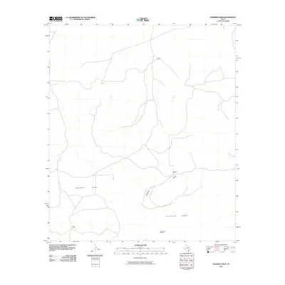 2010 Map of Sherbino Mesa, 2010 Print