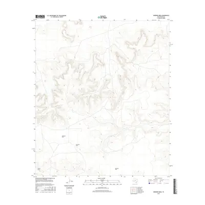 2016 Map of Sherbino Mesa, 2016 Print