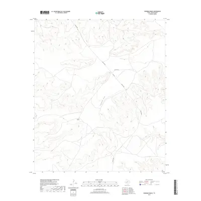 2019 Map of Sherbino Ranch, 2019 Print