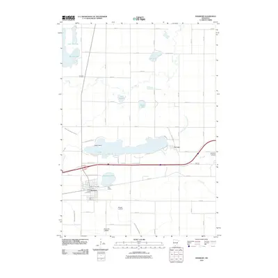2010 Map of Sherburn, 2010 Print